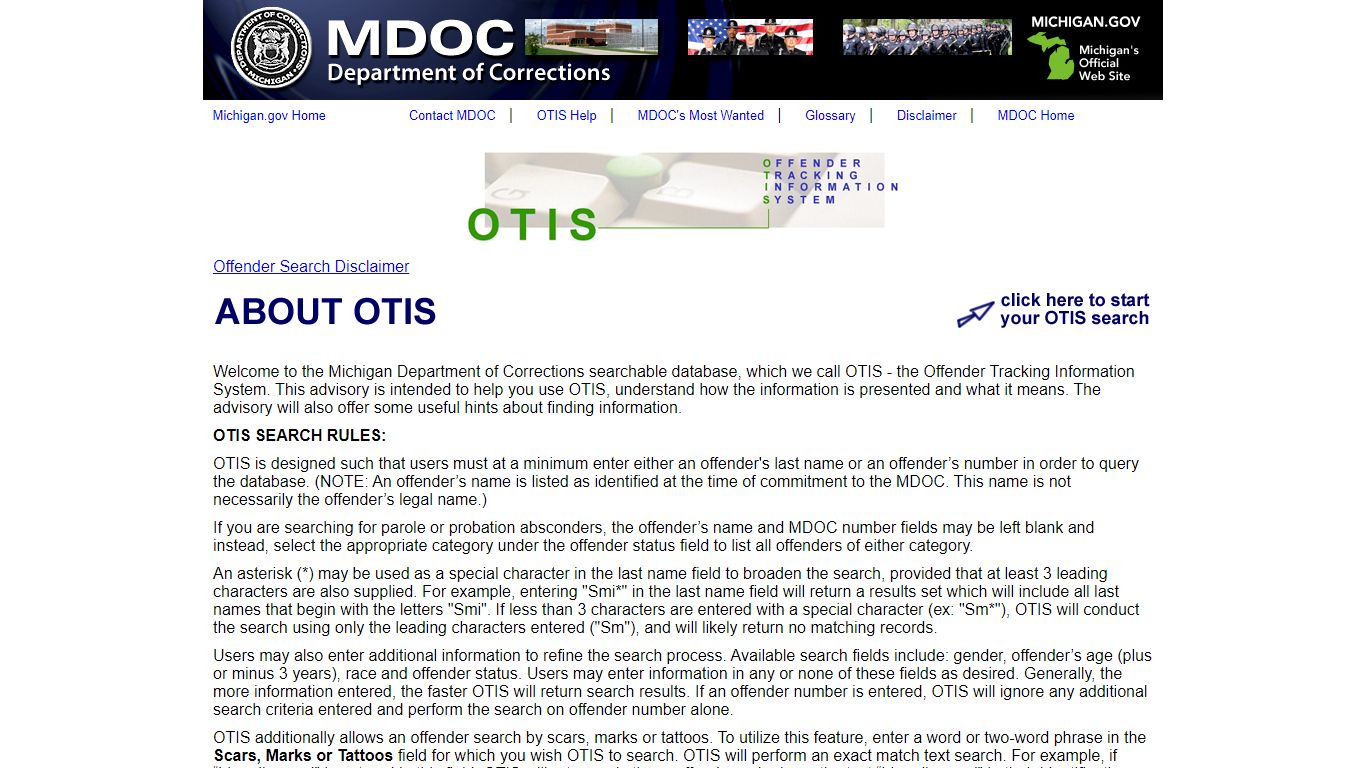 Offender Tracking Information System (OTIS) - mdocweb.state.mi.us